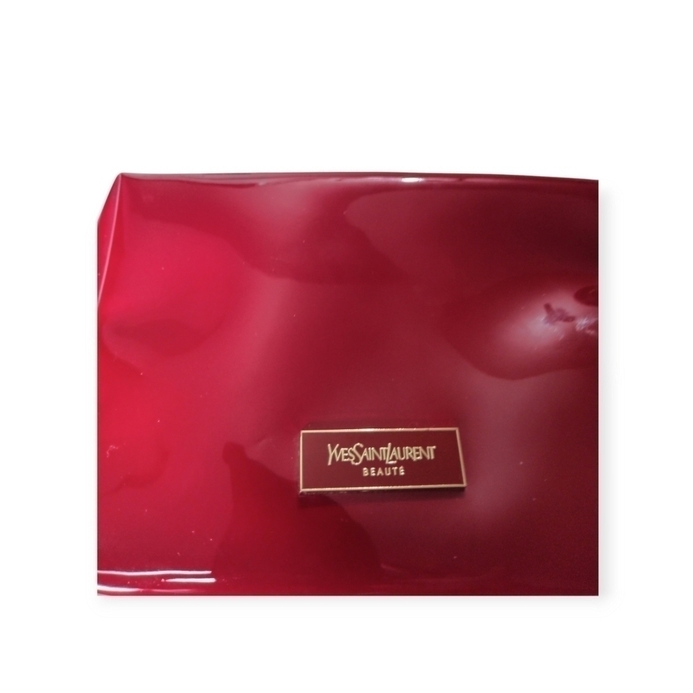 Yves Saint Laurent Red Cosmetic Bag Gold Zipper GWP - Picture 4 of 14